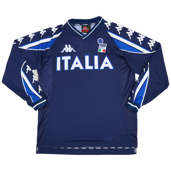 2000-01 Italy Kappa Training L/S Shirt - 8/10 - (L)