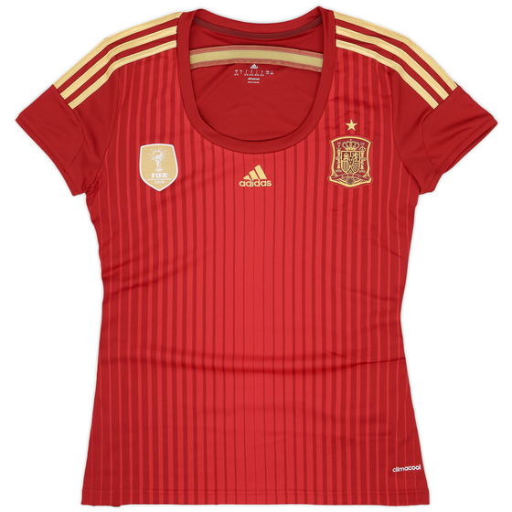 2013-15 Spain Home Shirt - 9/10 - (Women's L)