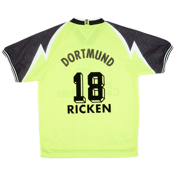 1995-96 Borussia Dortmund Home Shirt Ricken #18 - 9/10 - (L)