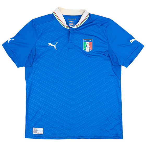 2012-13 Italy Home Shirt - 8/10 - (XL)