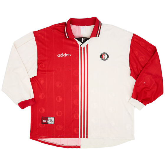 1997-98 Feyenoord Home L/S Shirt - 7/10 - (XXL)