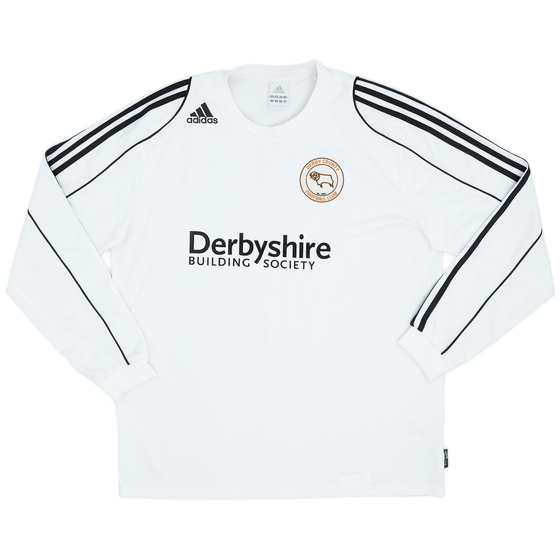 2007-08 Derby County Home L/S Shirt - 9/10 - (L)