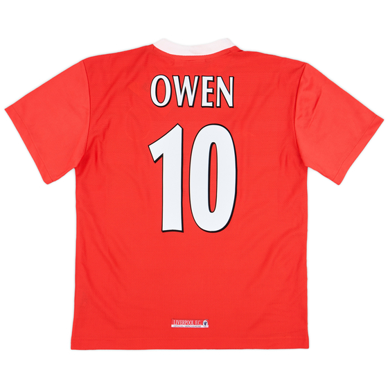 1998-00 Liverpool Home Shirt Owen #10 (M)