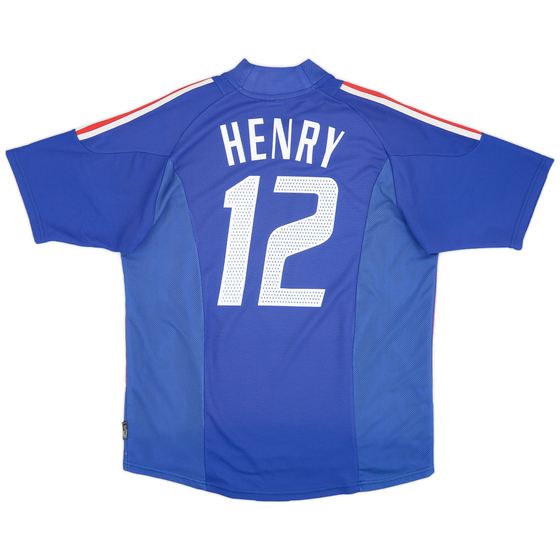 2002-04 France Home Shirt Henry #12 - 7/10 - (L)