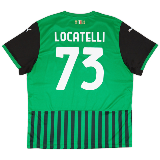 2020-21 Sassuolo Home Shirt Locatelli #73 (XXL)