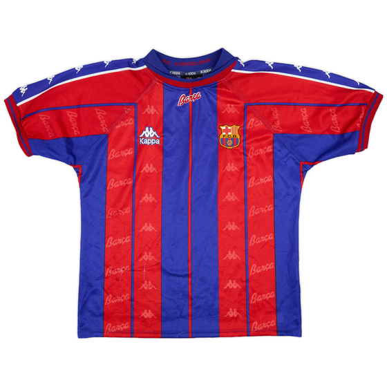 1997-98 Barcelona Home Shirt - 7/10 - (S)
