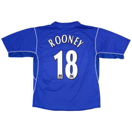 2002-03 Everton Home Shirt Rooney #18 - 9/10 - (XL)