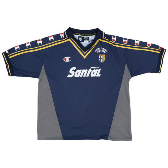 2001-02 Parma 'Signed' Finale TIM Cup Away Shirt - 8/10 - (XL)