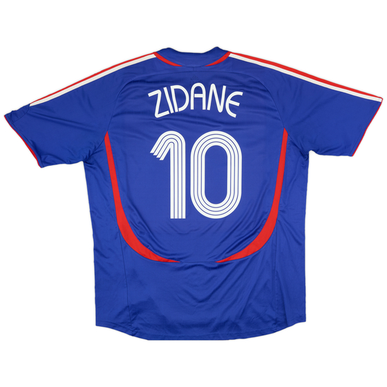 2006-07 France Home Shirt Zidane #10 - 9/10 - (3XL)