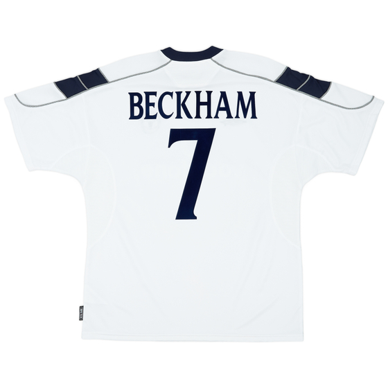 2000-01 Manchester United Away Shirt Beckham #7 - 9/10 - (XL)