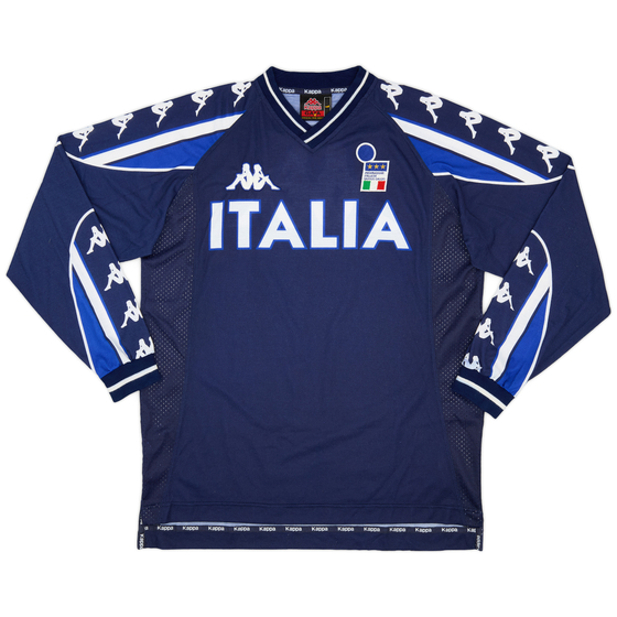 2000-01 Italy Kappa Training L/S Shirt - 8/10 - (L)