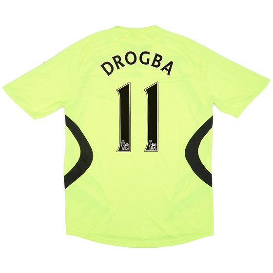 2007-08 Chelsea Away Shirt Drogba #11 - 8/10 - (L)
