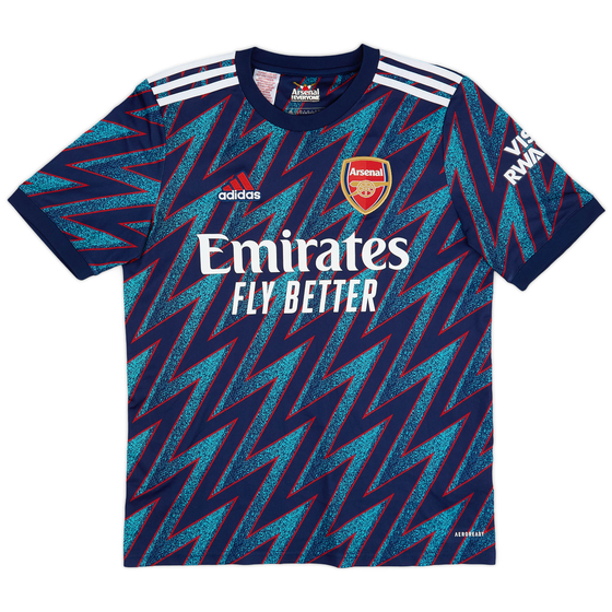 2021-22 Arsenal Third Shirt - 9/10 - (XL.Boys)