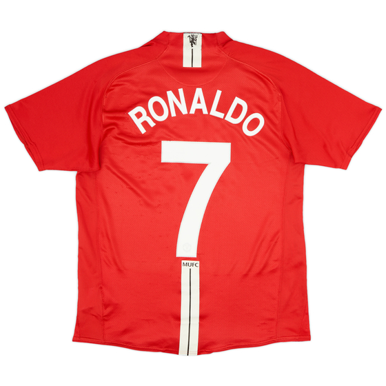 2007-09 Manchester United Home Shirt Ronaldo #7 - 5/10 - (M)