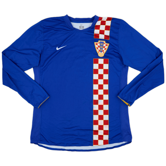 2006-08 Croatia Player Issue Away L/S Shirt - 5/10 - (XL)
