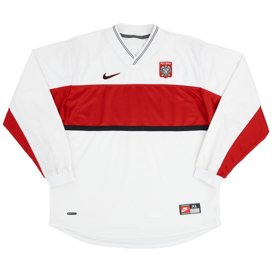 1998-99 Poland Home L/S Shirt - 7/10 - (XL)