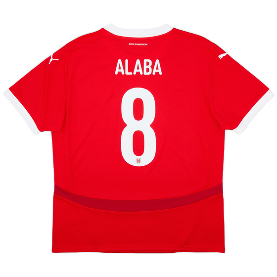 2024-25 Austria Home Shirt Alaba #8