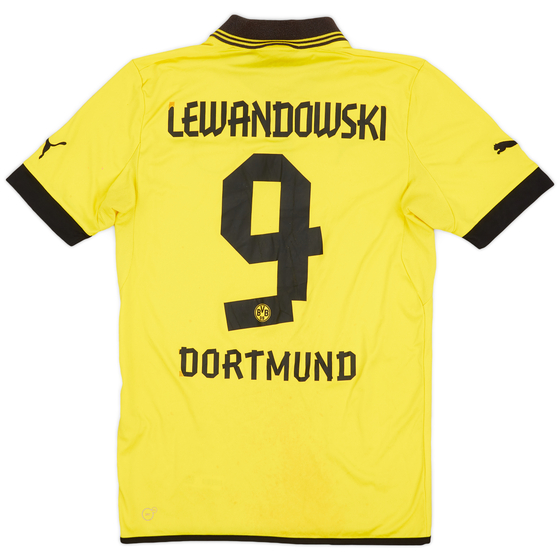 2012-13 Borussia Dortmund Home Shirt Lewandowski #9 - 5/10 - (S)
