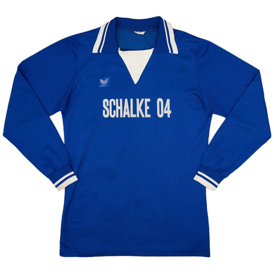 1977-78 Schalke Home L/S Shirt #9 - 6/10 - (L)