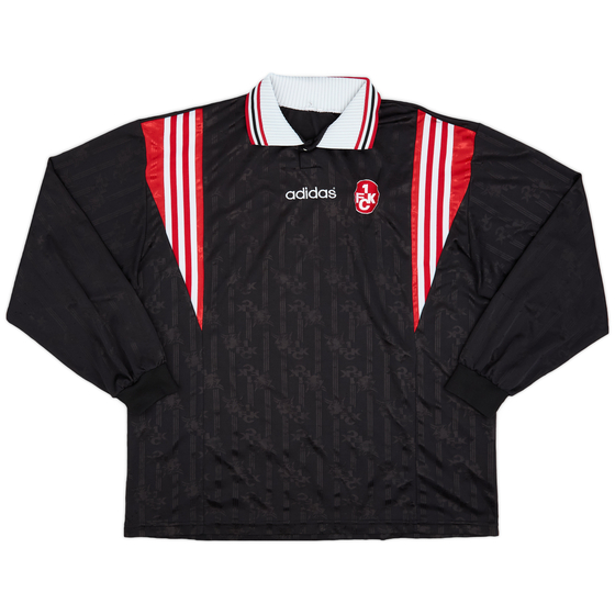 1996-97 Kaiserslautern Player Issue Away L/S Shirt - 8/10 - (XL)