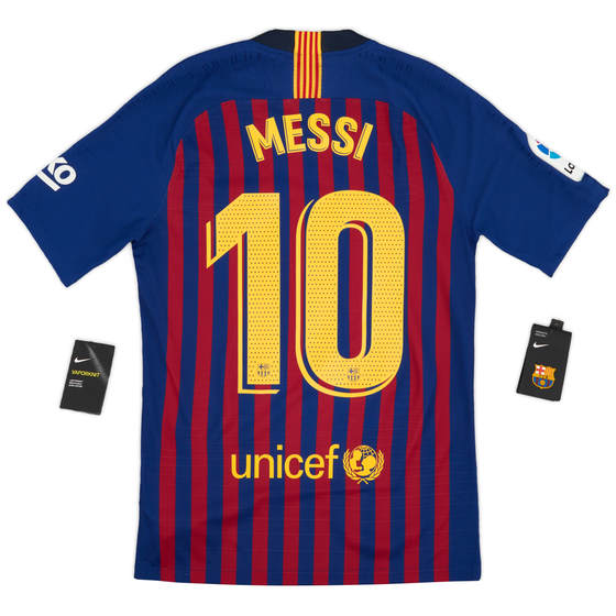 2018-19 Barcelona Authentic Home Shirt Messi #10 (S)