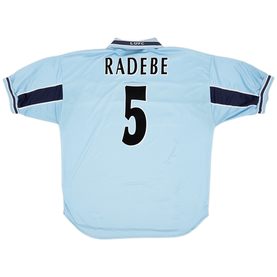 1999-00 Leeds United Away Shirt Radebe #5 - 5/10 - (XL)