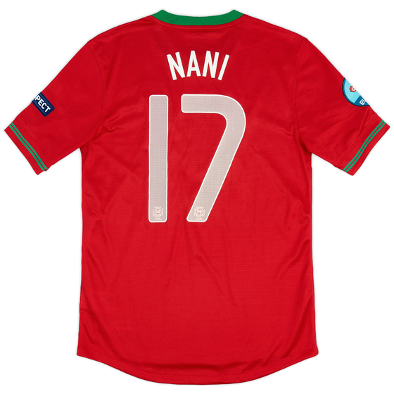 2012-13 Portugal Home Shirt Nani #17 - 8/10 - (S)
