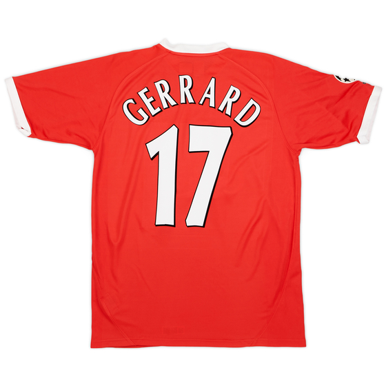 2001-03 Liverpool CL Shirt Gerrard #17 - 10/10 - (M)