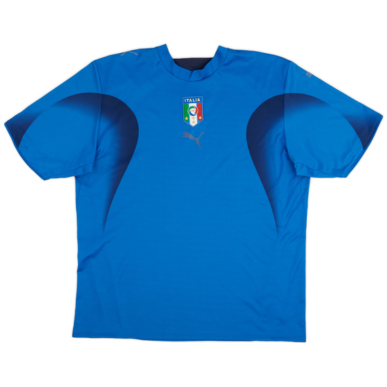 2006 Italy Basic Home Shirt - 4/10 - (XL)