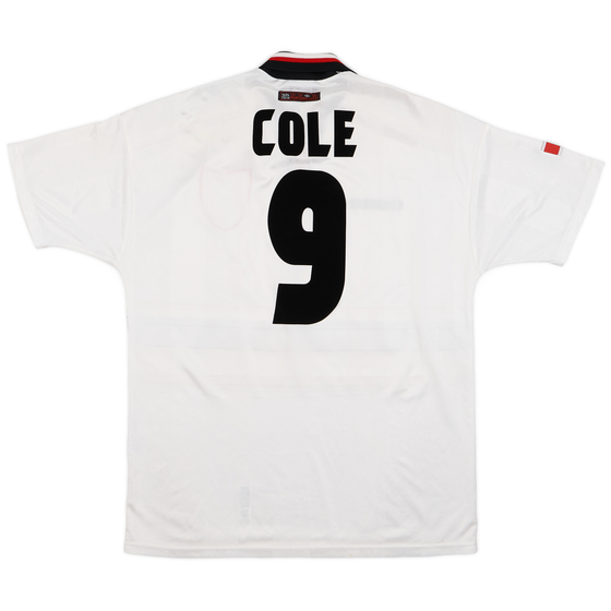 1997-99 Manchester United Away Shirt Cole #9 - 7/10 - (XL)