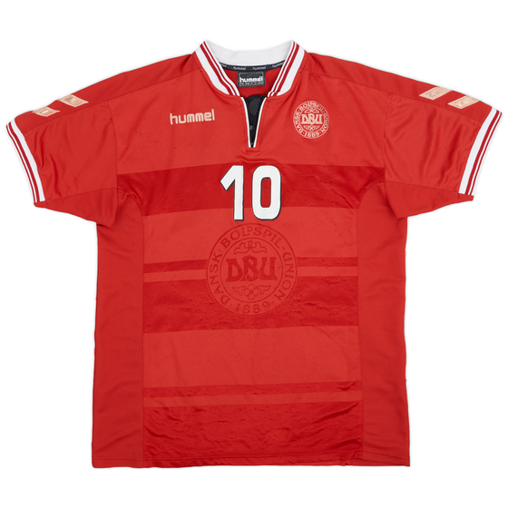 2000-02 Denmark Home Shirt #10 - 4/10 - (XL)