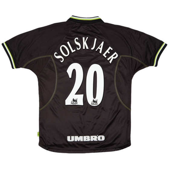 1998-99 Manchester United Third Shirt Solskjaer #20 - 9/10 - (M)