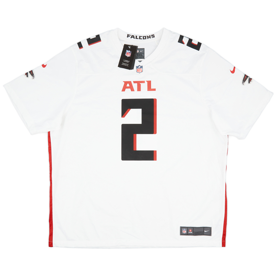 2020-21 Atlanta Falcons Ryan #2 Nike Game Away Jersey (3XL)