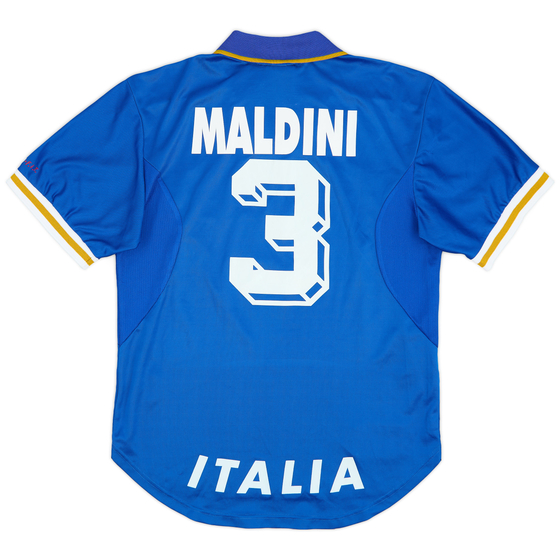 1996-97 Italy Home Shirt Maldini #5 - 8/10 - (M)