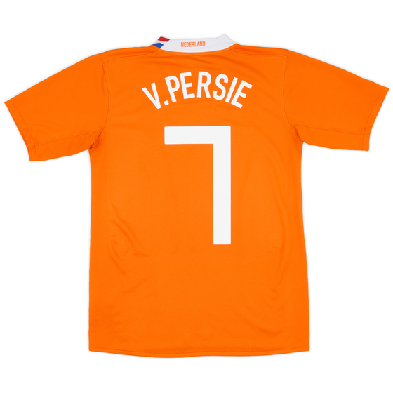 2008-10 Netherlands Home Shirt V.Persie #7 - 8/10 - (XL.Boys)