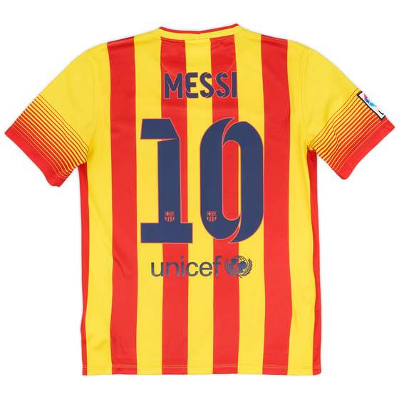2013-15 Barcelona Away Shirt Messi #10 - 9/10 - (S)