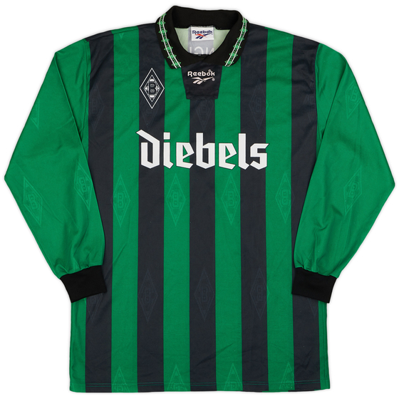 1995-96 Borussia Monchengladbach Away L/S Shirt - 8/10 - (L)