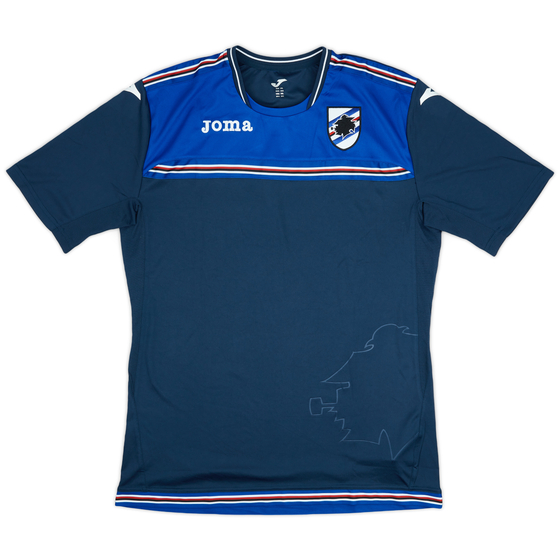 2016-17 Sampdoria Joma Training Shirt - 9/10 - (XXL)