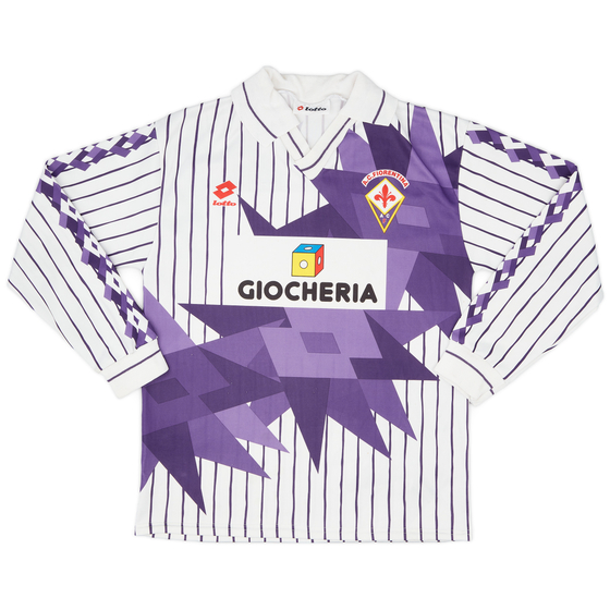 1991-92 Fiorentina Away L/S Shirt - 8/10 - (M)