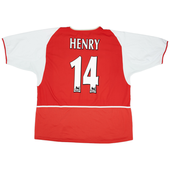 2002-04 Arsenal Home Shirt Henry #14 - 6/10 - (XXL)