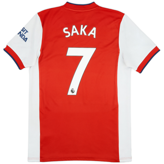 2021-22 Arsenal Home Shirt Saka #7 - 6/10 - (M)