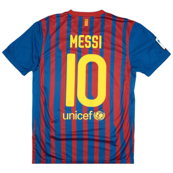 2011-12 Barcelona Home Shirt Messi #10 - 9/10 - (M)