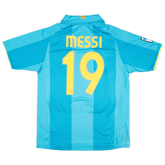 2007-09 Barcelona Away Shirt Messi #19 - 8/10 - (M)