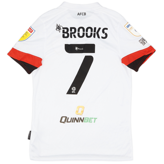 2021-22 Bournemouth Match Issue Away Shirt Brooks #7
