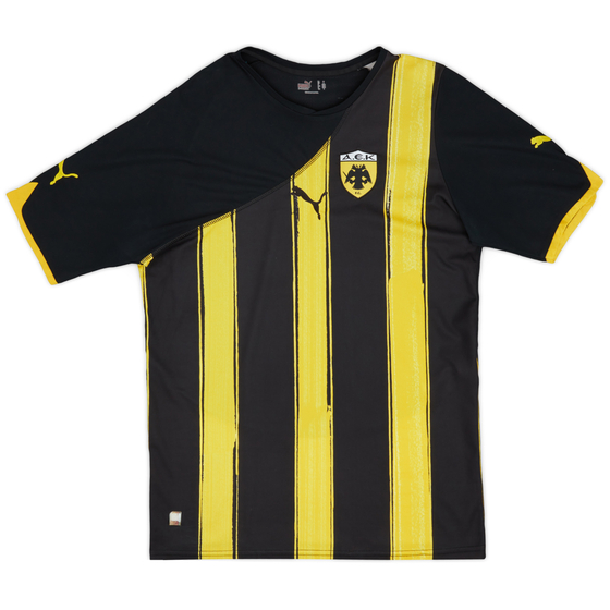 2010-11 AEK Athens Home Shirt - 9/10 - (L)