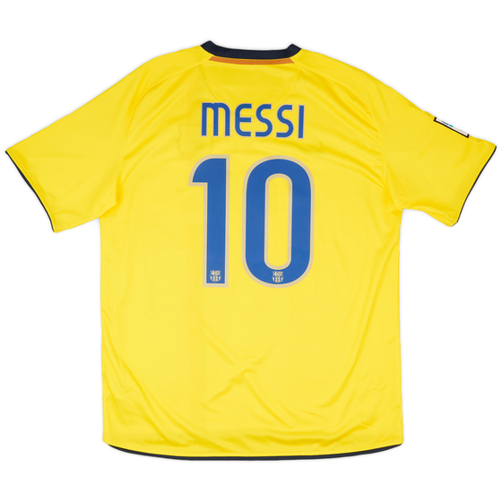 2008-10 Barcelona Away Shirt Messi #10 - 9/10 - (L)
