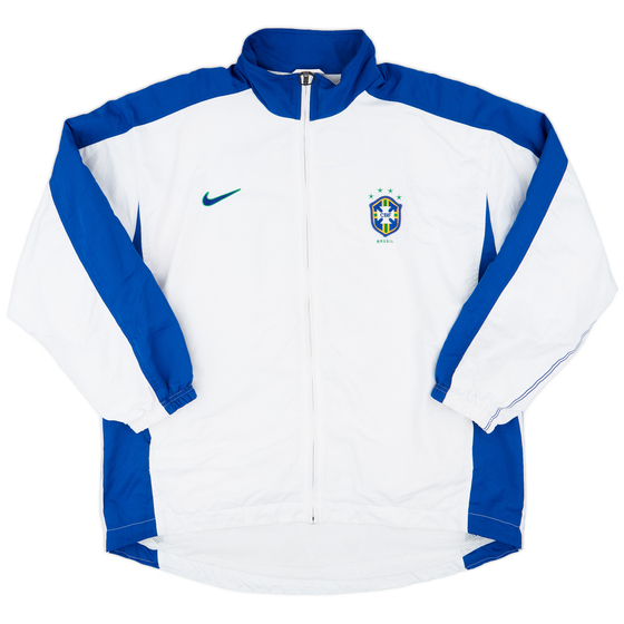 1998-00 Brazil Nike Track Jacket - 8/10 - (L)