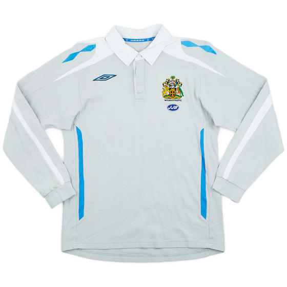 2008-09 Wigan Umbro Polo L/S Shirt - 8/10 - (M)