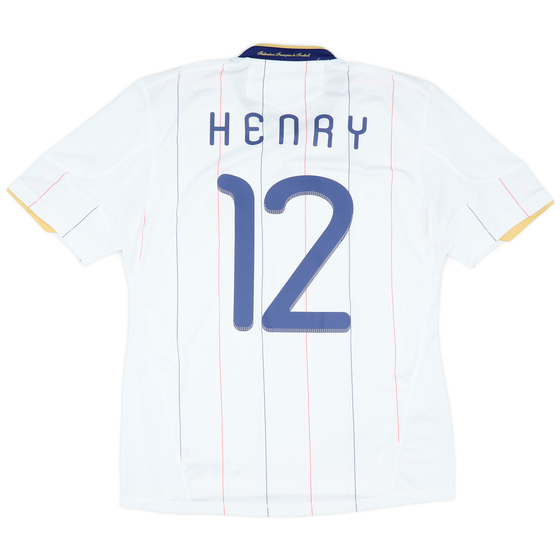 2009-10 France Away Shirt Henry #12 - 8/10 - (M)