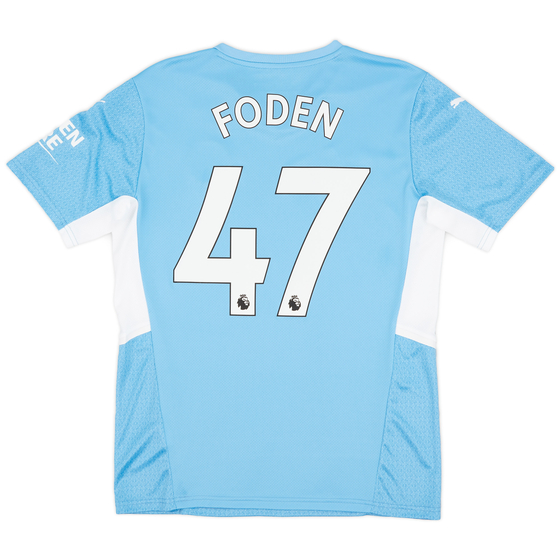 2021-22 Manchester City Home Shirt Foden #47
